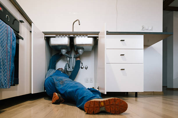 Professional Drain Cleaning technician working in Lyndonville, NY